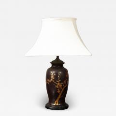 Japanese Inspired Bronze Lamp - 3969259