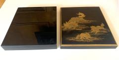 Japanese Lacquer Box with Fine Maki e Decoration Meiji Period - 1616825