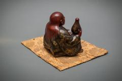 Japanese Lacquer Tokkuri Sake Container  - 1279927