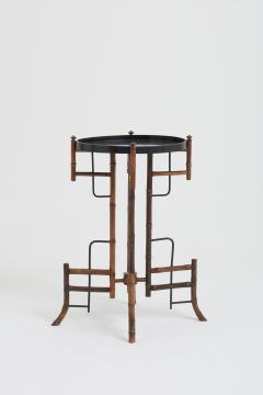 Japanese Lacquer and Bamboo Side Table - 2864708