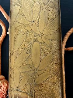 Japanese Lacquered Gold Maki e Naga Fubako Meiji Period - 2999120