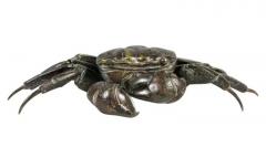 Japanese Meiji Articulated Bronze Crab - 4129740