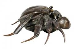 Japanese Meiji Articulated Bronze Crab - 4129756