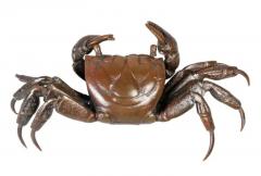 Japanese Meiji Articulated Bronze Crab - 4129766