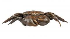Japanese Meiji Articulated Bronze Crab - 4129768