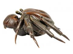 Japanese Meiji Articulated Bronze Crab - 4129816