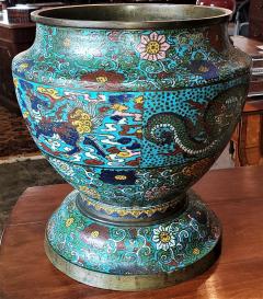 Japanese Meiji Champleve and Bronze Urn - 2021570