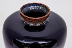 Japanese Meiji Cloisonn Enamel Vase with Cherry Blossoms Ota Tamashiro - 4311660