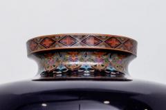 Japanese Meiji Cloisonn Enamel Vase with Cherry Blossoms Ota Tamashiro - 4311662