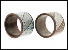 Japanese Meiji Era Cloisonne Enamel Napkin Rings - 3901512