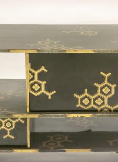 Japanese Meiji Lacquer Tana Tiered Tea Cabinet  - 2162736