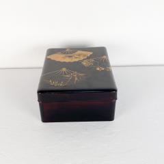Japanese Meiji Lacquered Box circa 1870 - 2978841
