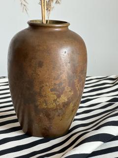 Japanese Patinated Copper Vase - 3465105