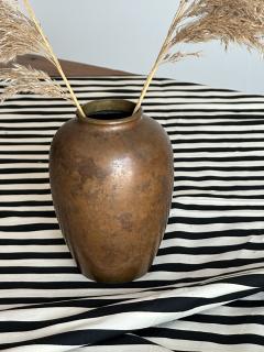 Japanese Patinated Copper Vase - 3465108