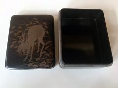 Japanese Rinpa Style Lacquer Box Meiji Period - 1615933