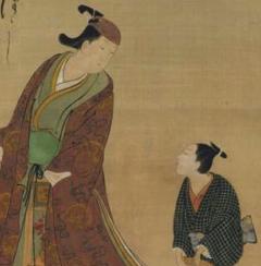 Japanese Scroll Actor and Assistant by Okumura Masanobu - 4124467