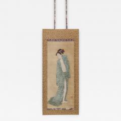 Japanese Scroll Bijin After The Bath In Summer - 335979