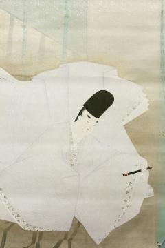 Japanese Scroll Scene From the Tale of Genji - 4124474