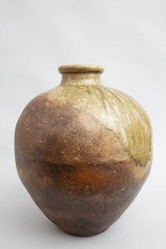 Japanese Shigaraki Grain Storage Jar - 1964318