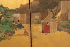 Japanese Six Panel Paper Screen - 4140230