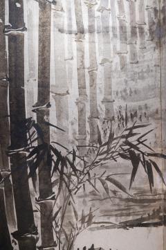 Japanese Six Panel Screen Bamboo Forest in Kyoto - 3138388