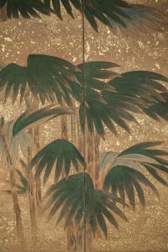 Japanese Six Panel Screen Chinese Bamboo with Moon and Gold Stars - 321362