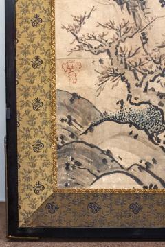 Japanese Six Panel Screen Chinese Coastal Landscape - 3457568