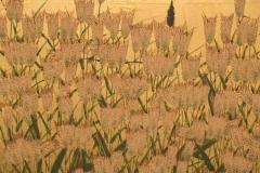 Japanese Six Panel Screen Field of Wheat by Rivers Edge - 404956