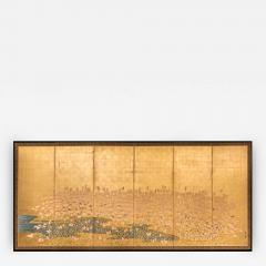 Japanese Six Panel Screen Field of Wheat by Rivers Edge - 405742