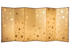 Japanese Six Panel Screen Gold Flash - 2729096