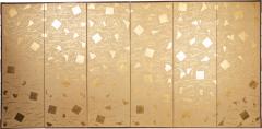Japanese Six Panel Screen Gold Flash - 2948826