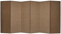 Japanese Six Panel Screen Herons in Willow - 4327460