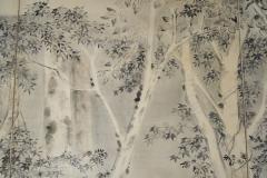 Japanese Six Panel Screen Into the Woods - 4340600