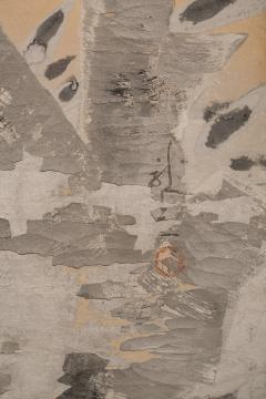 Japanese Six Panel Screen Late Autumn Pine and Crescent Moon - 392485