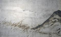 Japanese Six Panel Screen Maple Over Water - 4327464