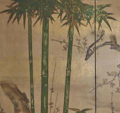 Japanese Six Panel Screen Pheasant in River Landscape - 4419800