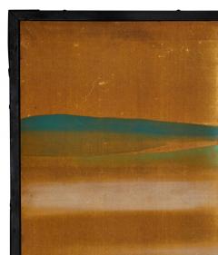 Japanese Six Panel Screen Plum Willow and Pine on Silk - 3145948