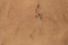 Japanese Six Panel Screen Resting Under Willow - 4250977