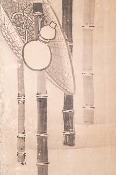Japanese Six Panel Screen Scholars in a Bamboo Forest - 3158390