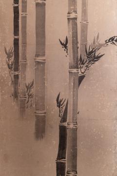 Japanese Six Panel Screen Scholars in a Bamboo Forest - 3158428