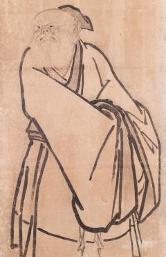 Japanese Six Panel Screen Scholars in a Bamboo Forest - 3158440