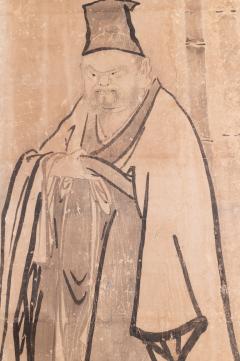 Japanese Six Panel Screen Scholars in a Bamboo Forest - 3158448