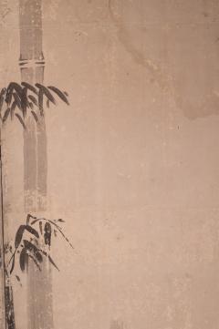 Japanese Six Panel Screen Scholars in a Bamboo Forest - 3158425