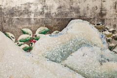 Japanese Six Panel Screen Snowy Landscape with Wood Ducks and Willow on Silver - 2736068