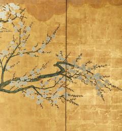 Japanese Six Panel Screen Springtime Cherry - 3951610