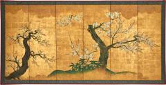 Japanese Six Panel Screen Springtime Cherry - 3952475