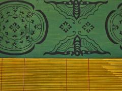 Japanese Six Panel Screen Sudare and Wisteria - 3209161