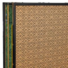 Japanese Six Panel Screen Sudare and Wisteria - 3209193