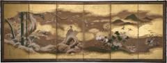 Japanese Six Panel Screen Winter into Spring - 4327697