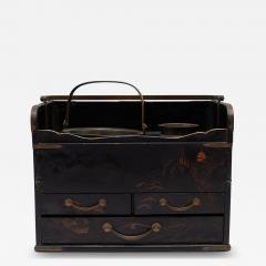 Japanese Tabako bon with Gilt Mountain Landscapes - 4460193